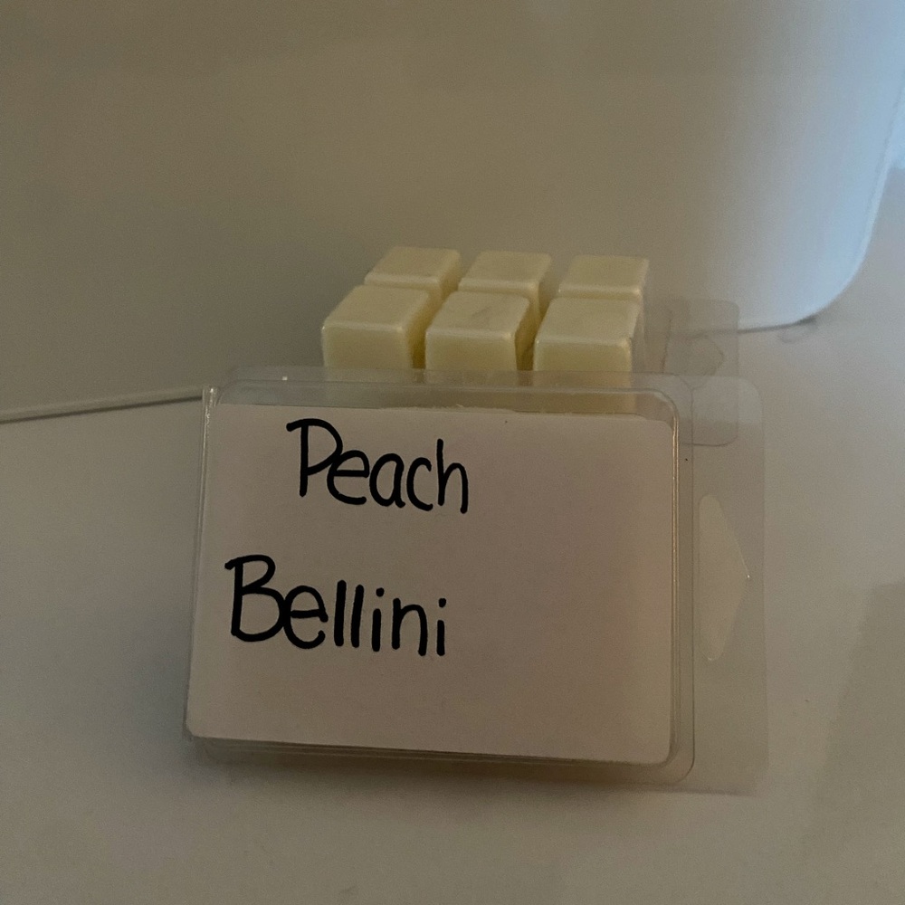 3/$13Peach Bellini homemade wax melts